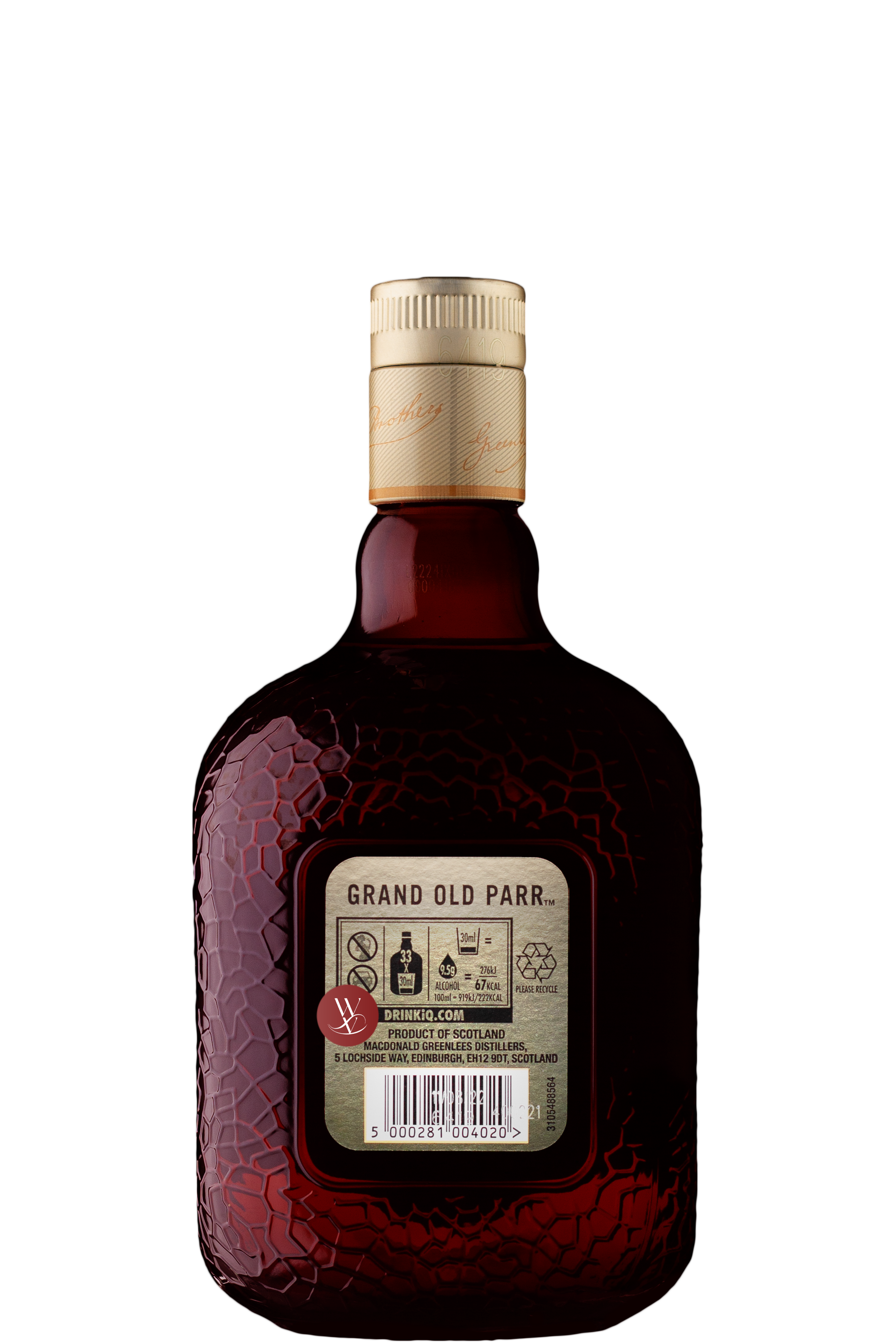 Whisky Old Parr 12 Anos 1L NV