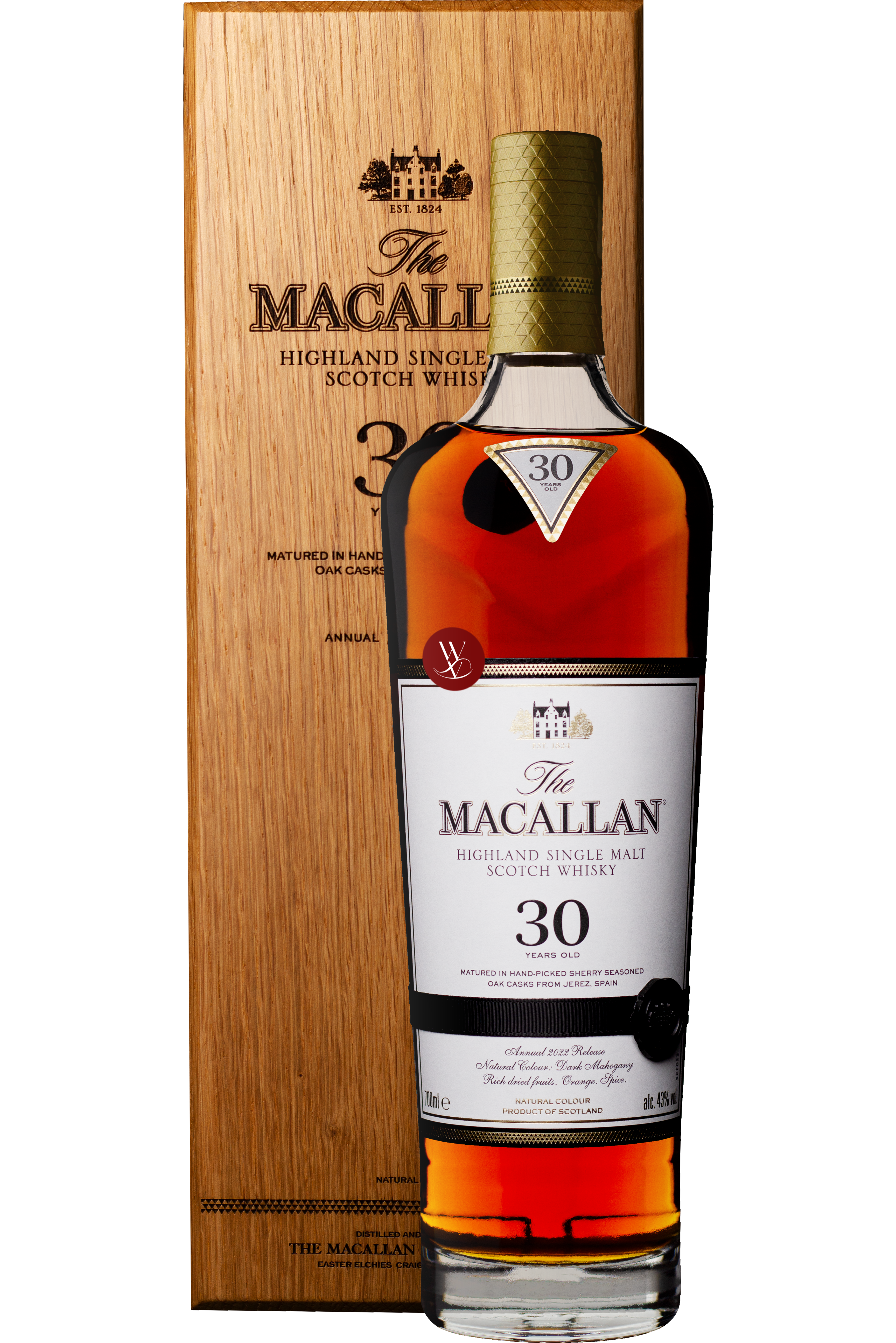 WineVins Whisky The Macallan 30 Anos Sherry Oak Cask