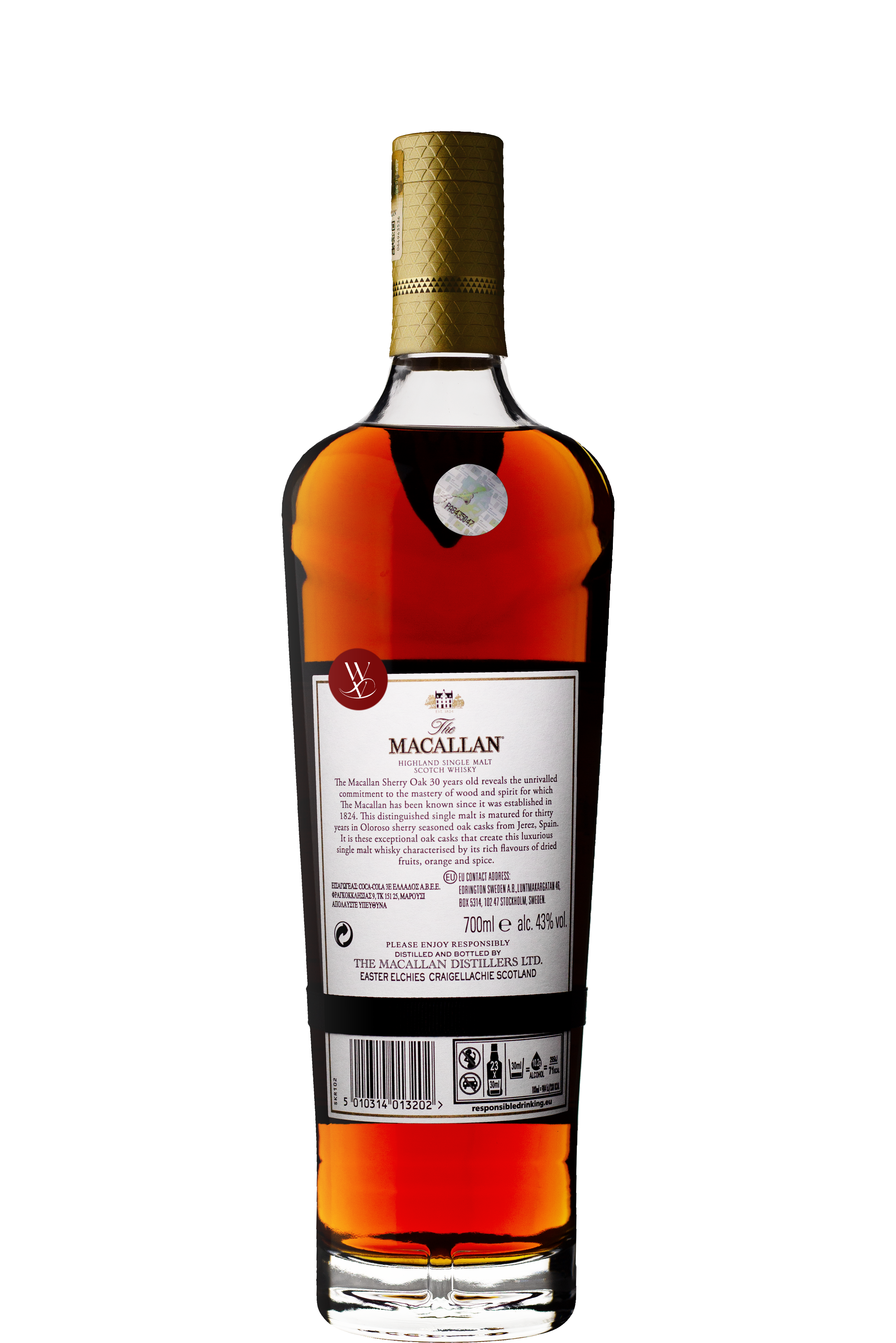 WineVins Whisky The Macallan 30 Anos Sherry Oak Cask