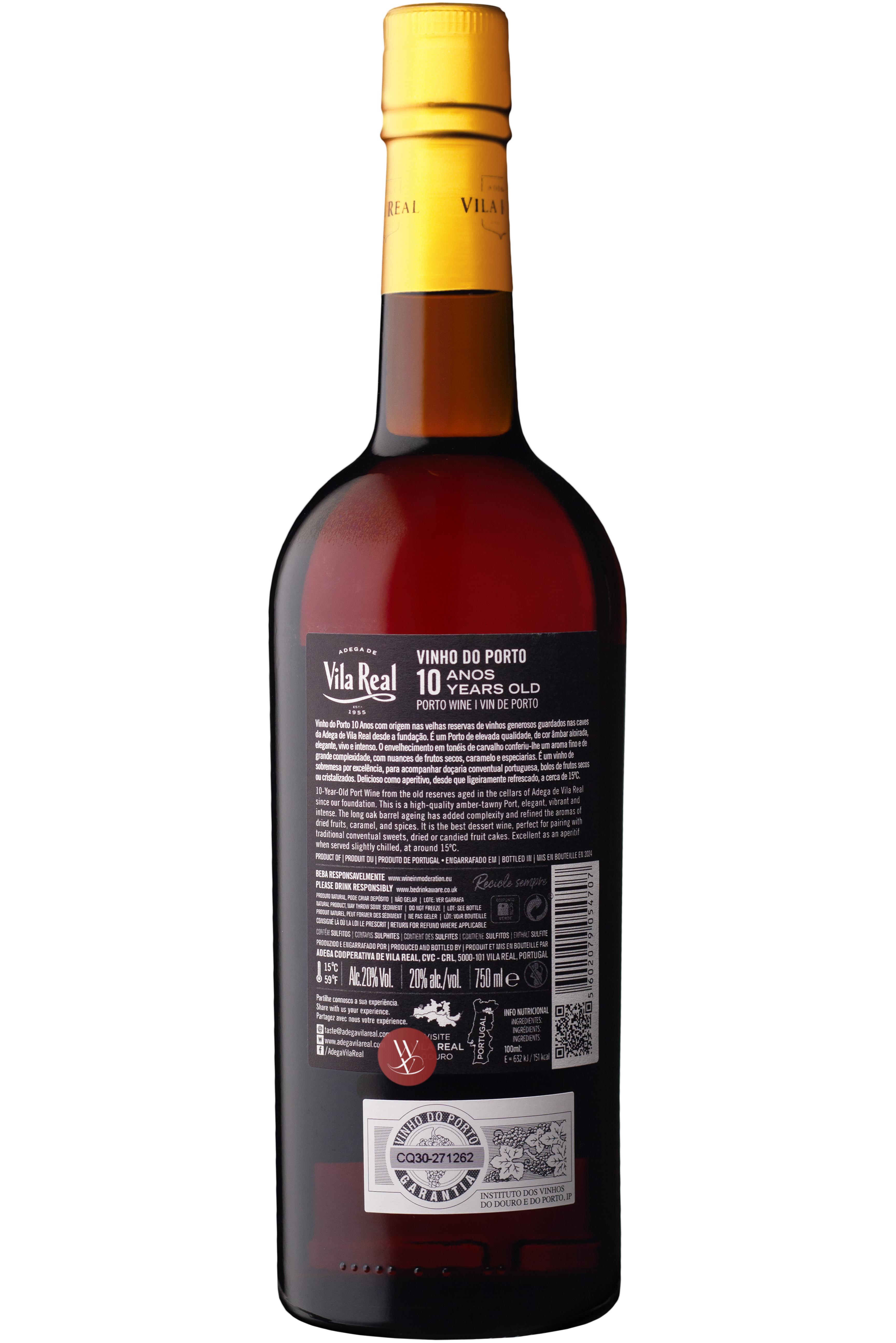 WineVins Adega de Vila Real Porto 10 Anos 2