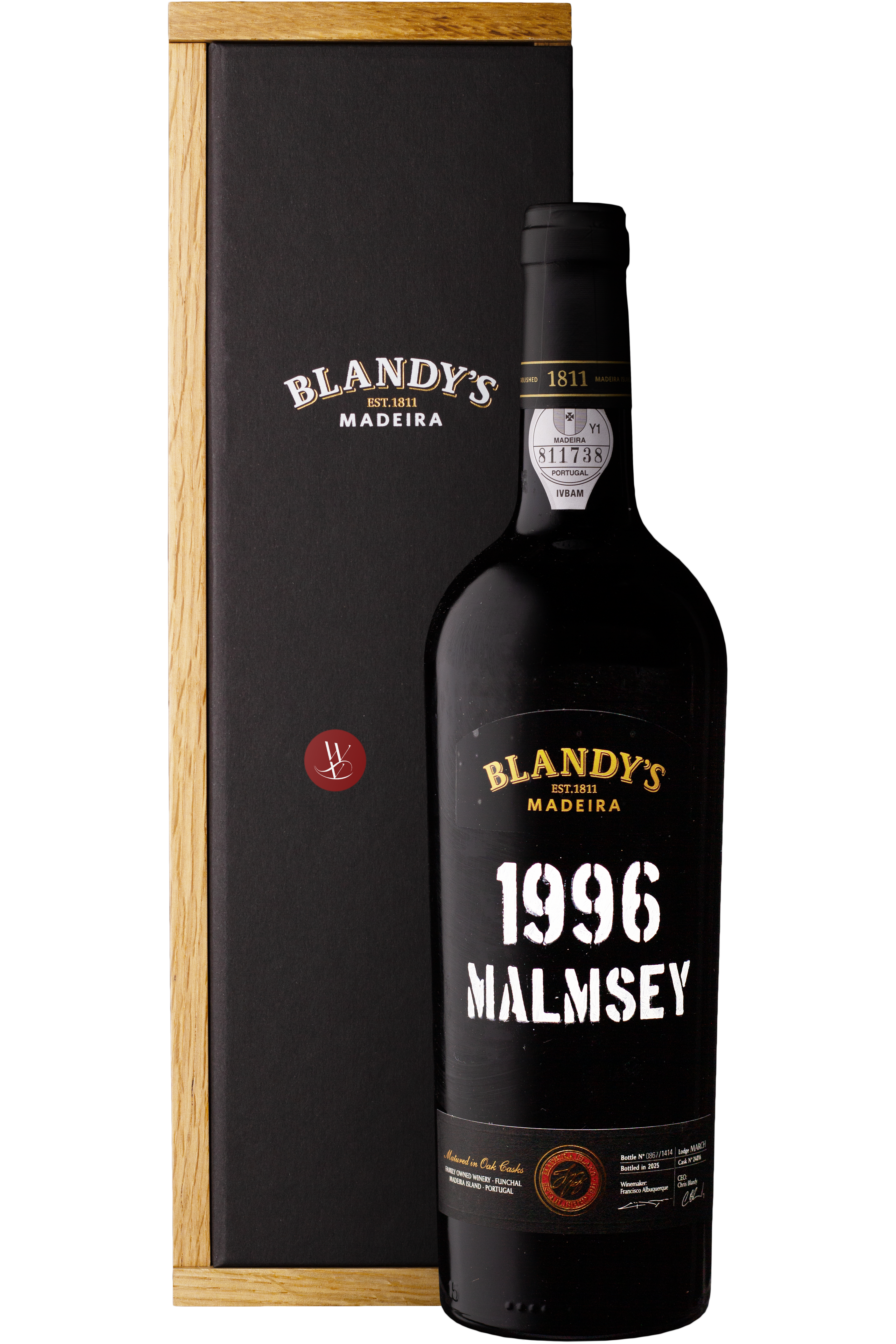 WineVins Blandy's Vintage Malmsey 1996