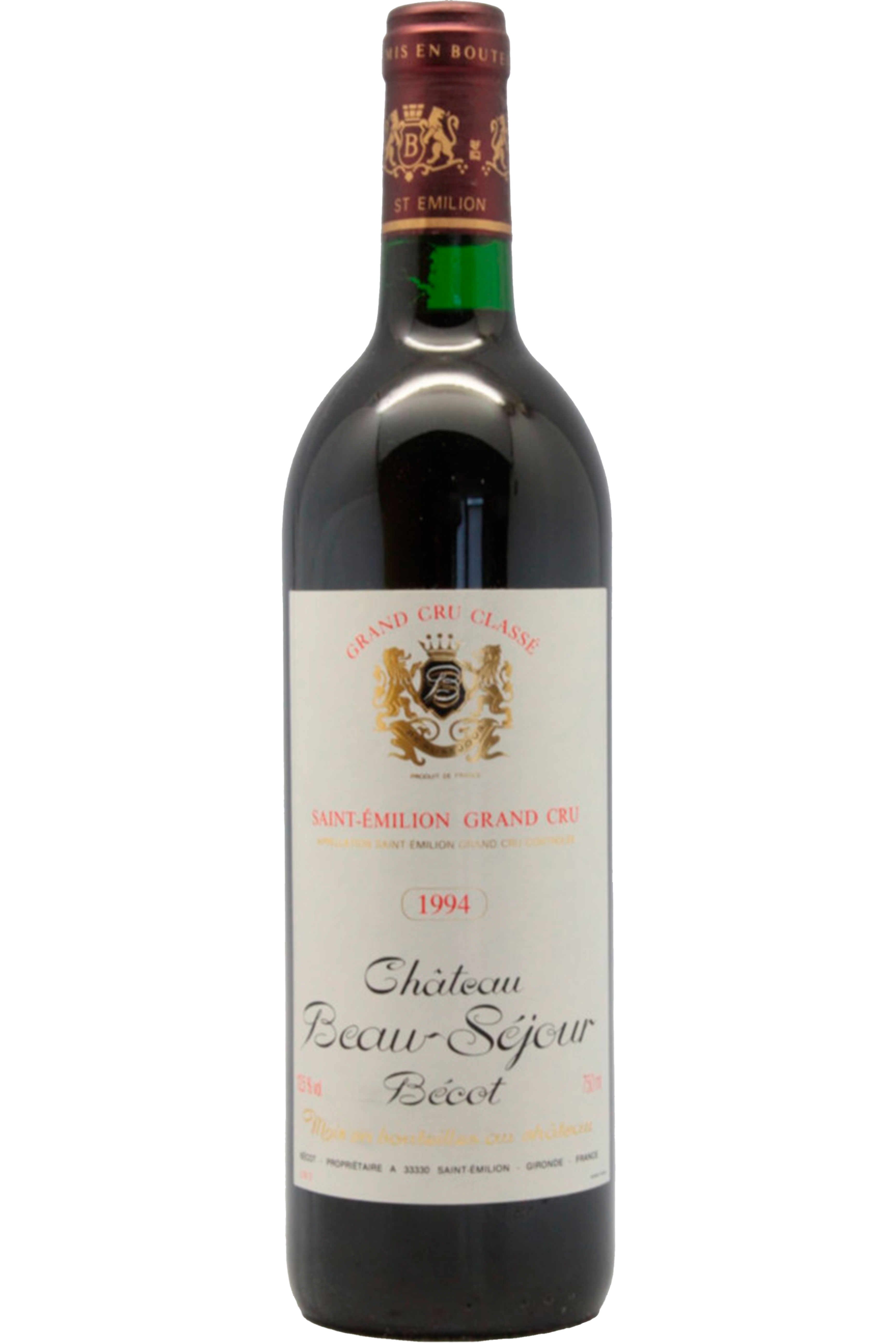 Château Beau-Séjour Bécot Tinto 1994