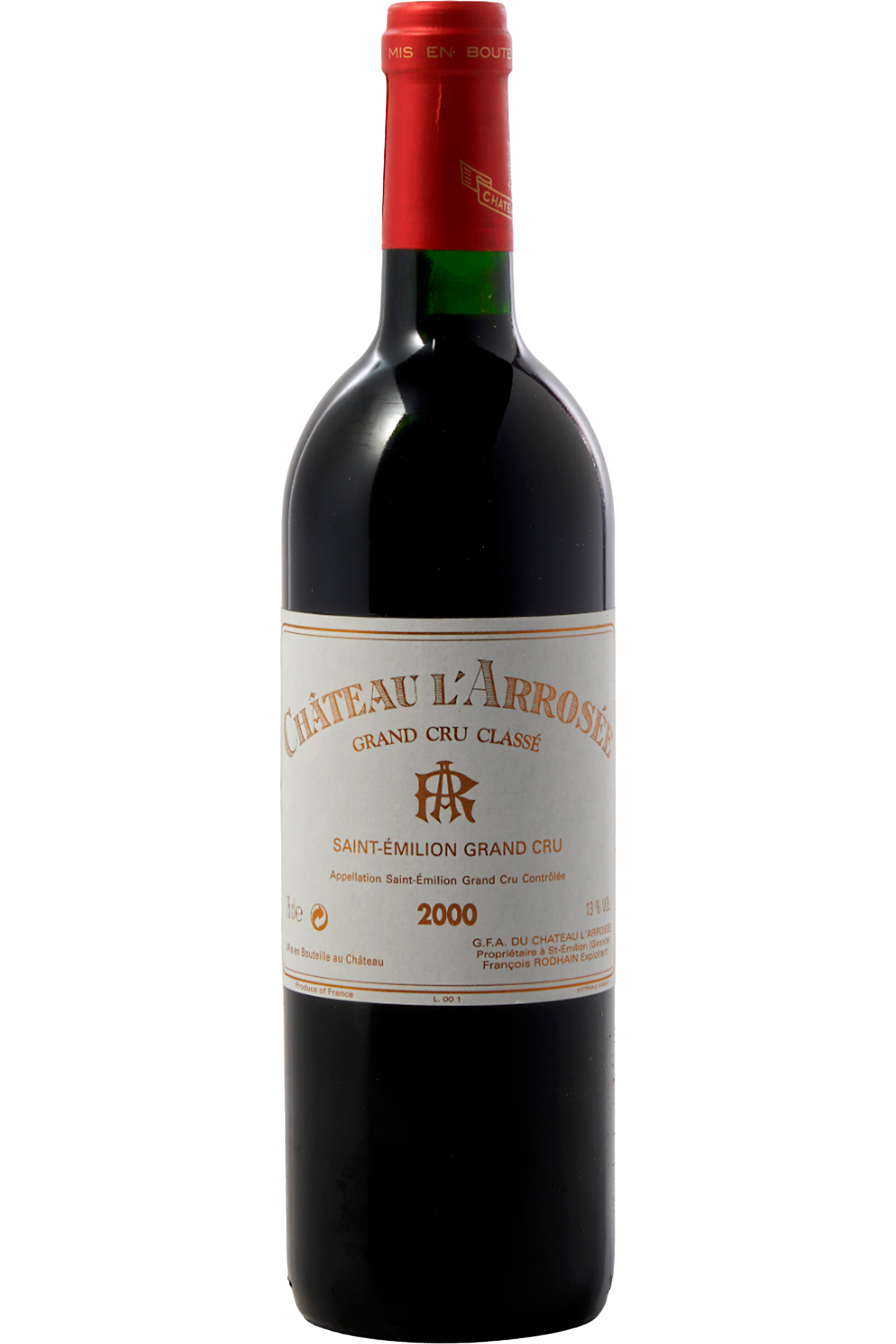 Château L'Arrosée Tinto 2000