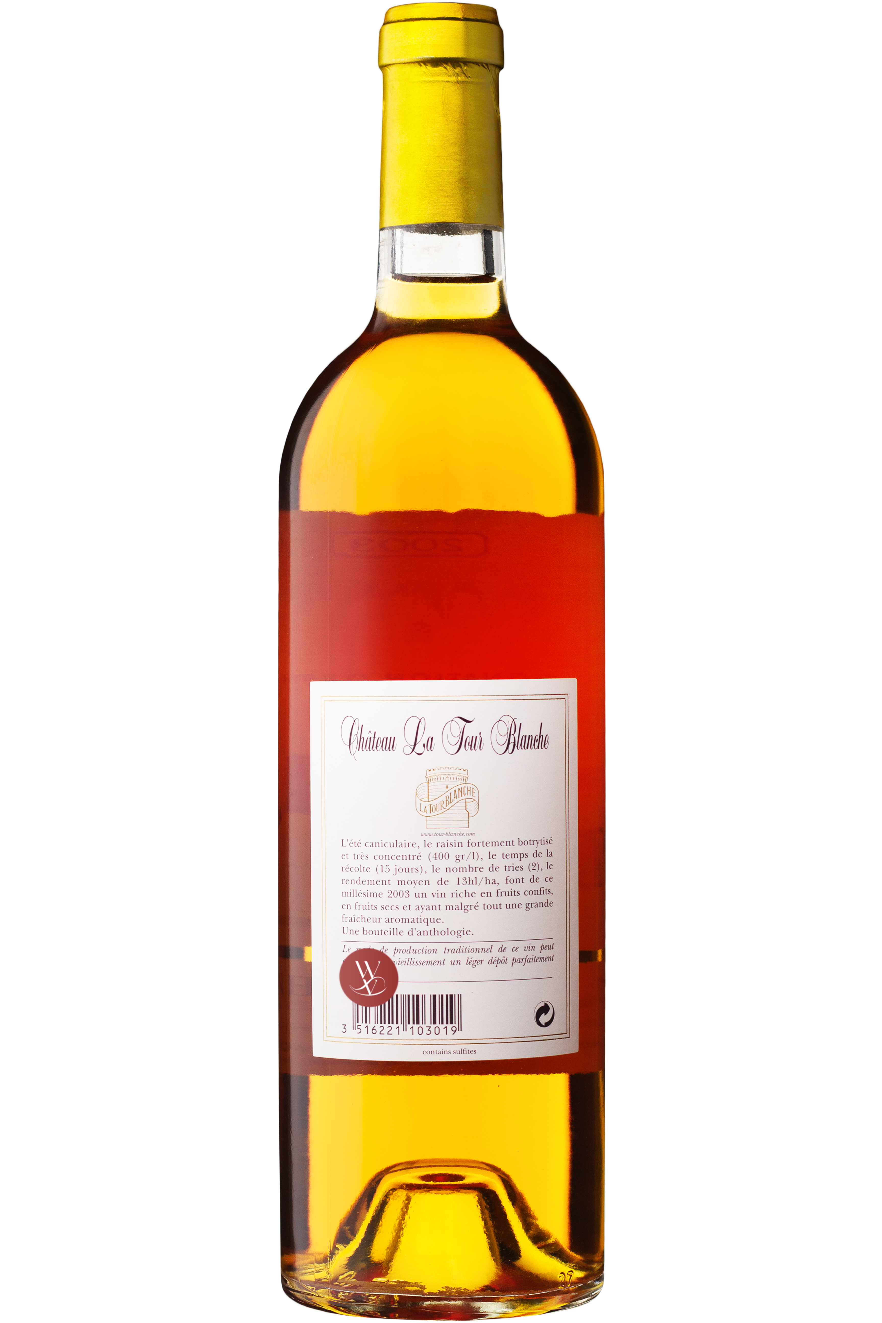 WineVins Château La Tour Blanche Sauternes Branco 2003 2