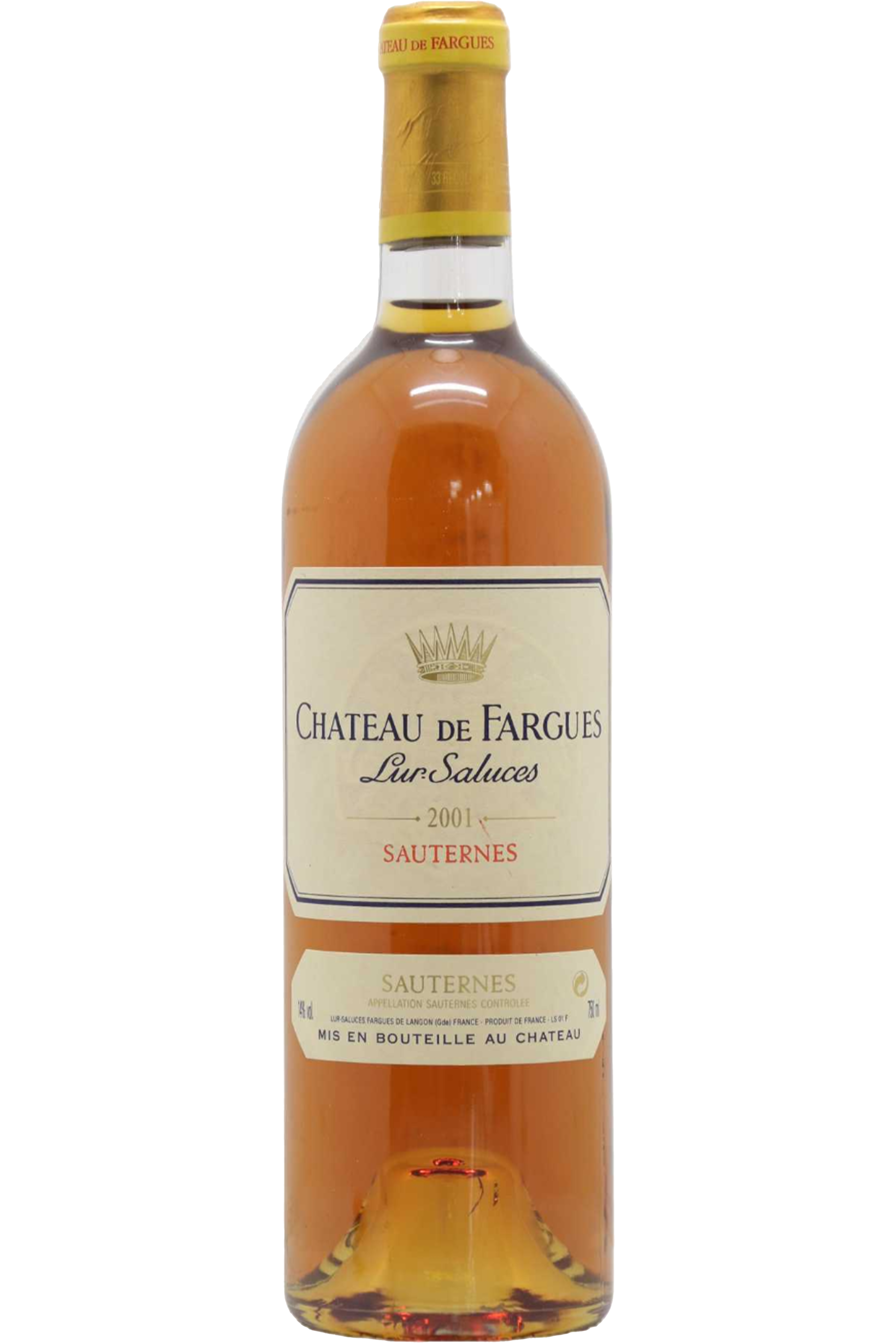 Château de Fargues Sauternes Branco 2001