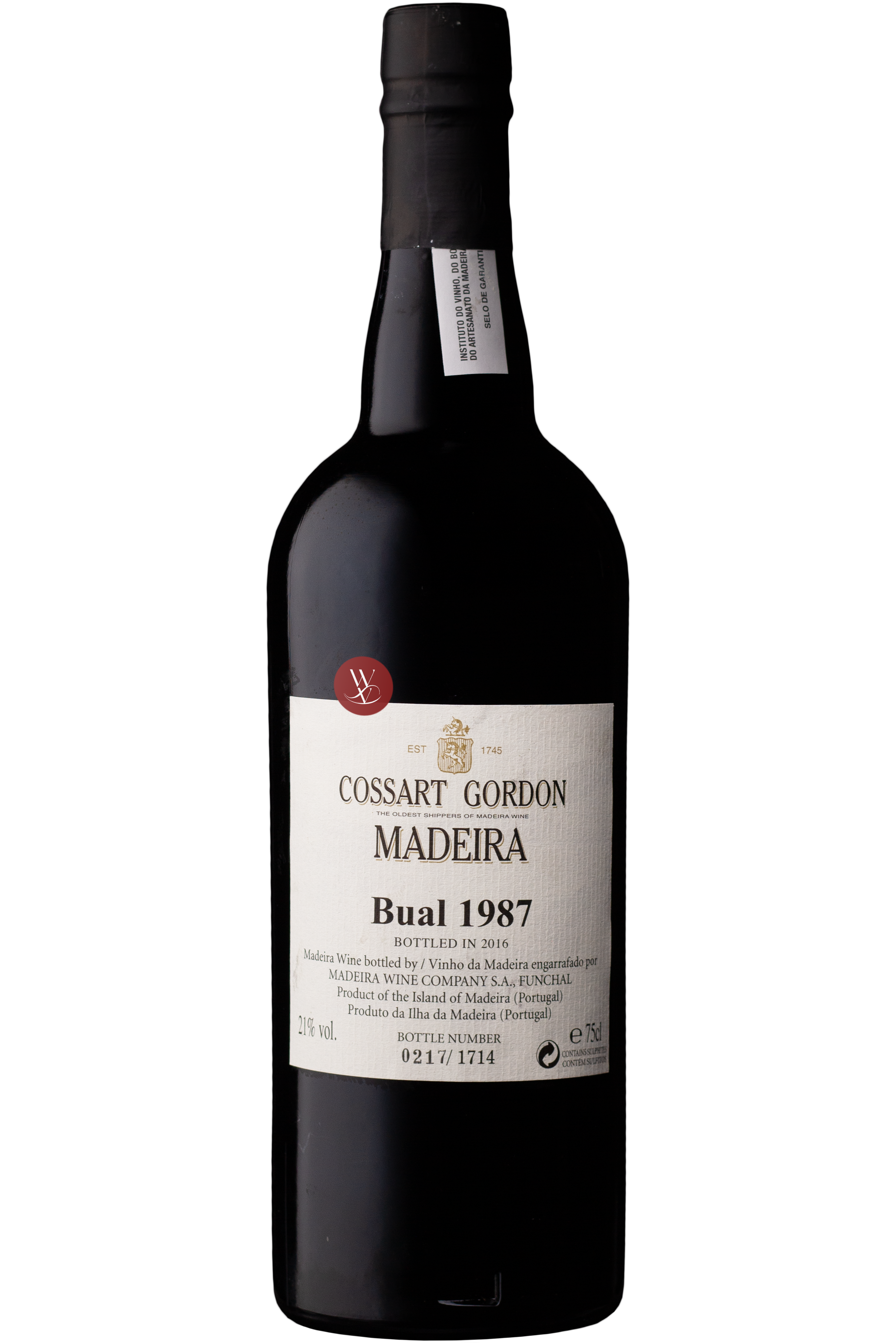 WineVins Cossart Gordon Madeira Vintage Bual 1987 2