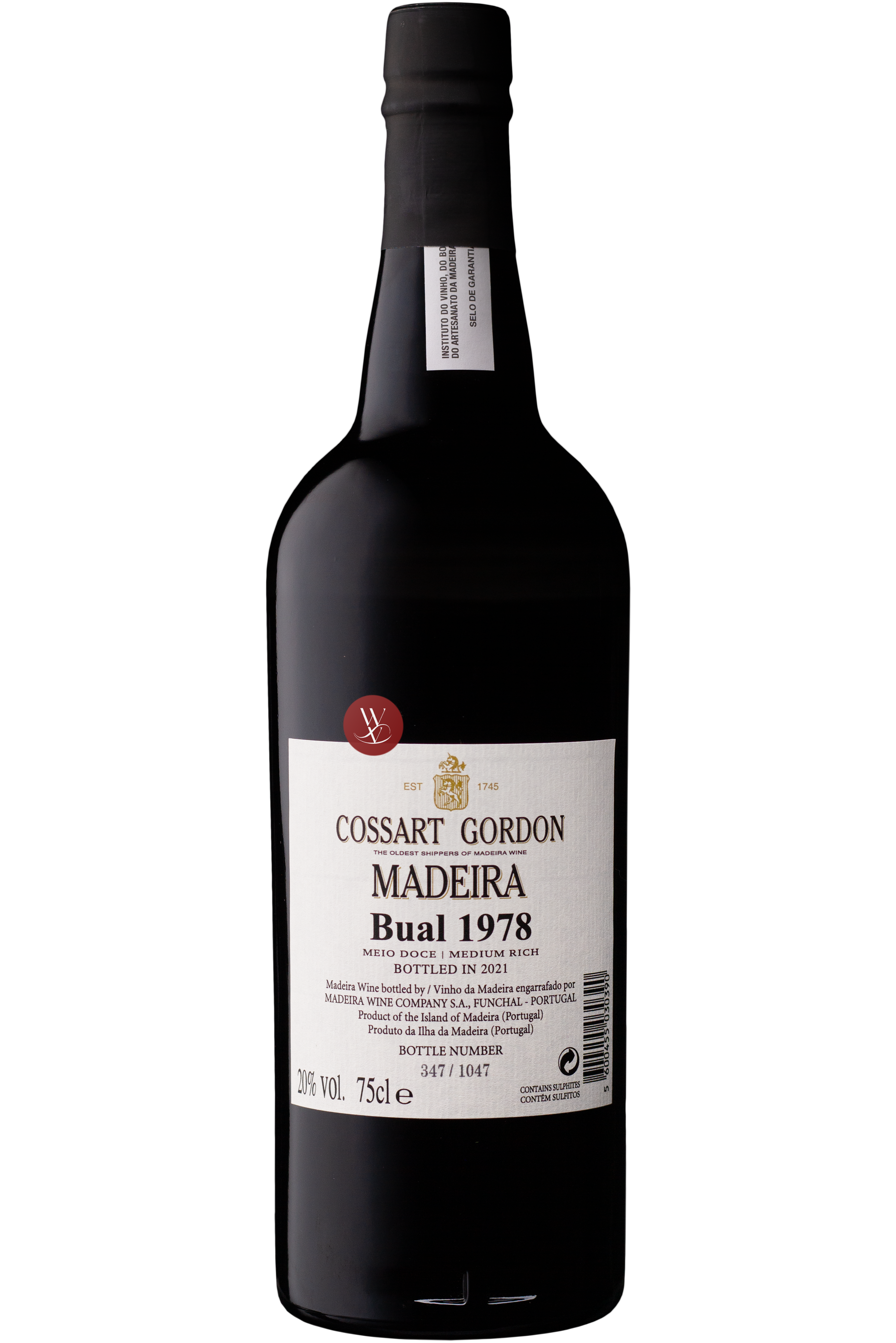 WineVins Cossart Gordon Vintage Bual 1978 2