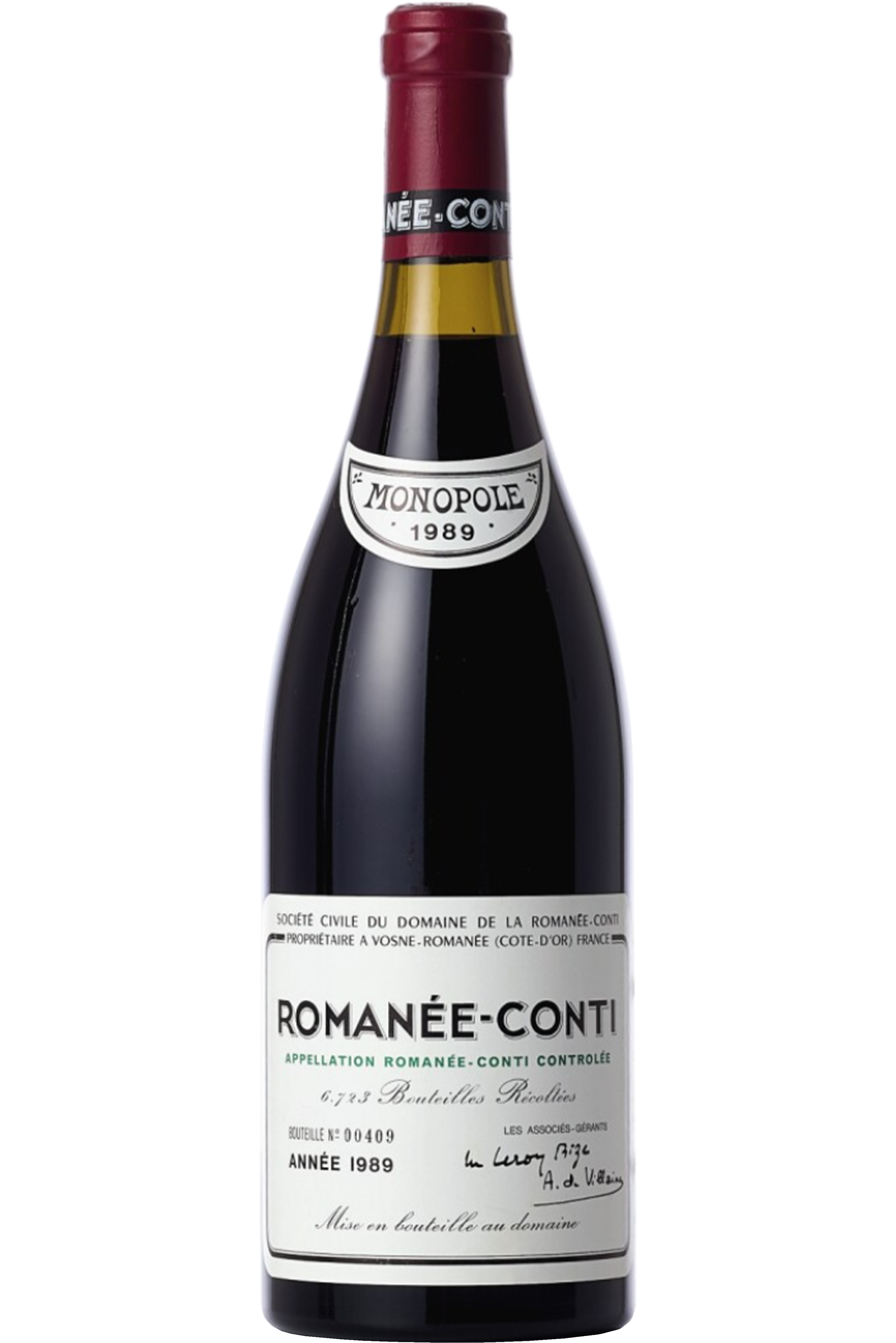 Dom De La Romanee Conti Romanee Conti Grand Cru Tinto 1989
