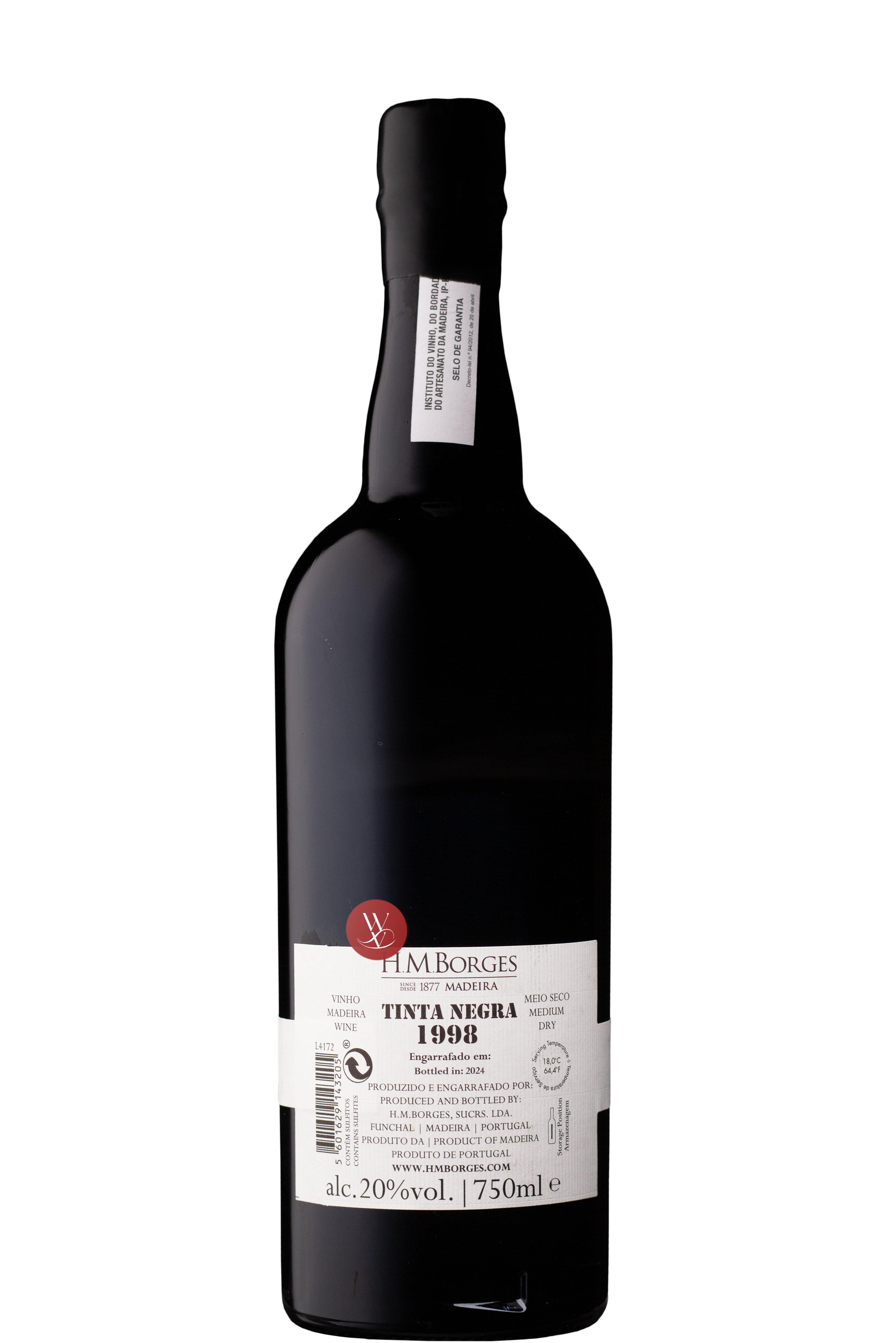 WineVins H. M. Borges Tinta Negra 1998 2
