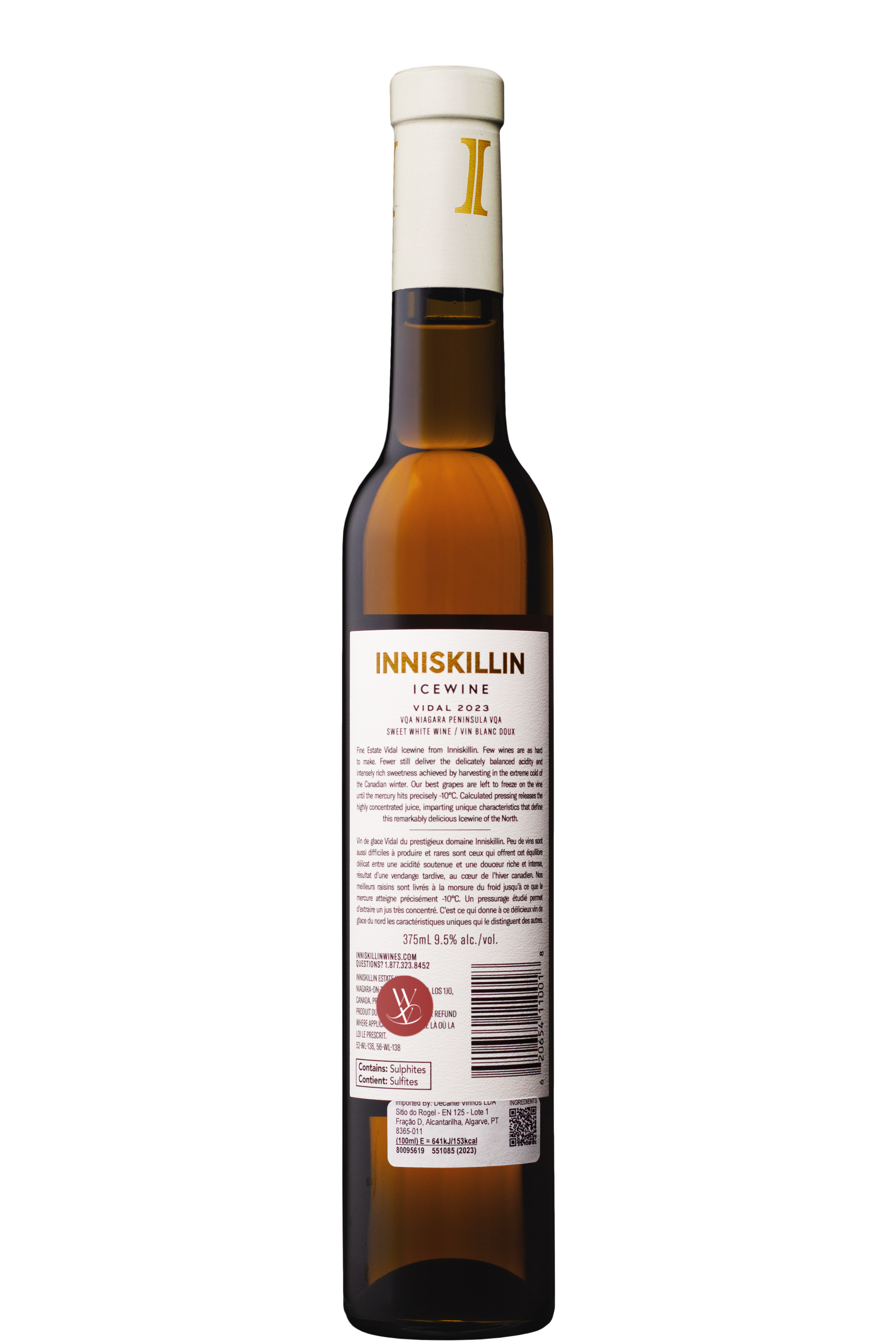 WineVins Inniskillin Icewine Vidal Pearl Branco 2023 2