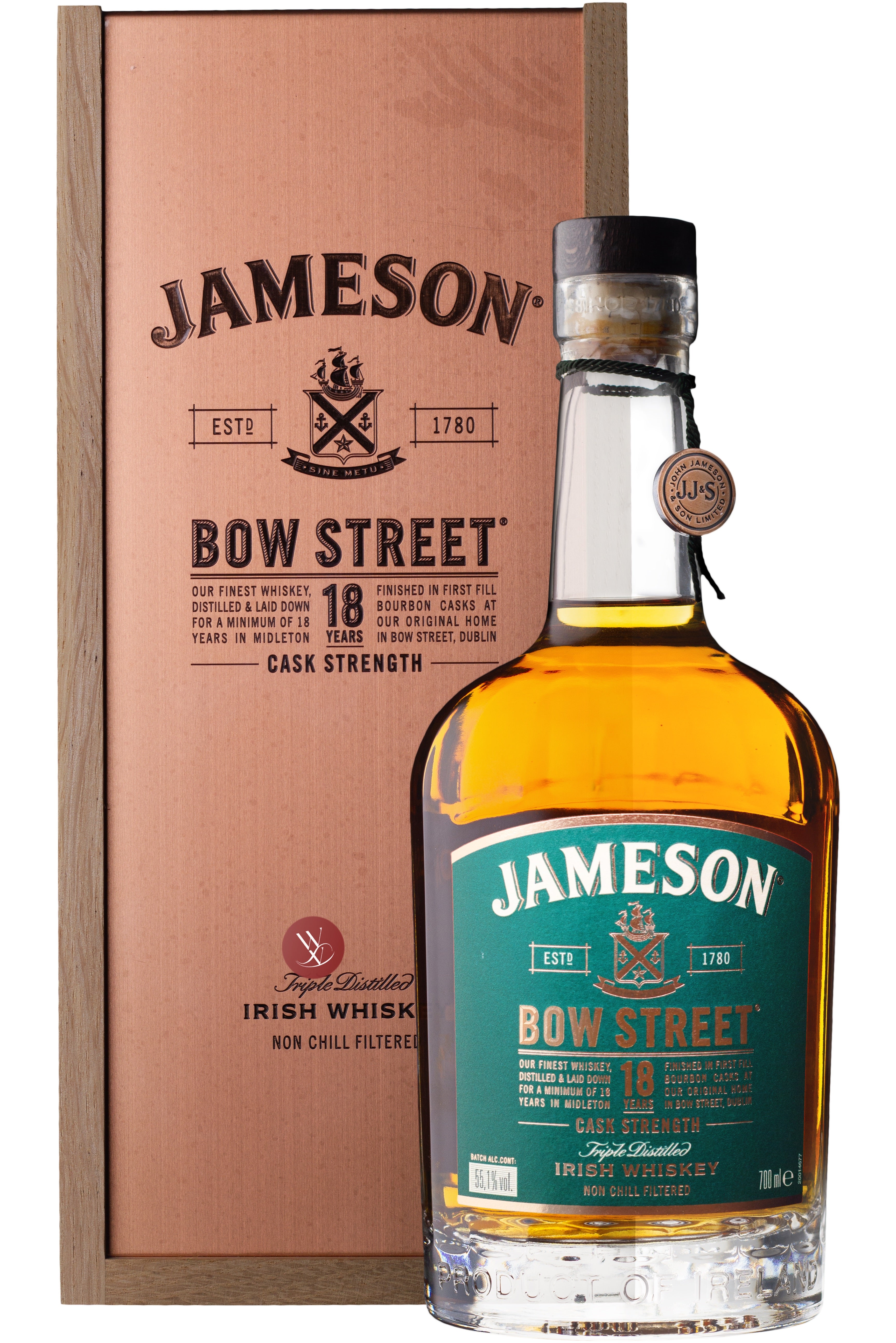 WineVins Jameson Bow Street 18 Anos