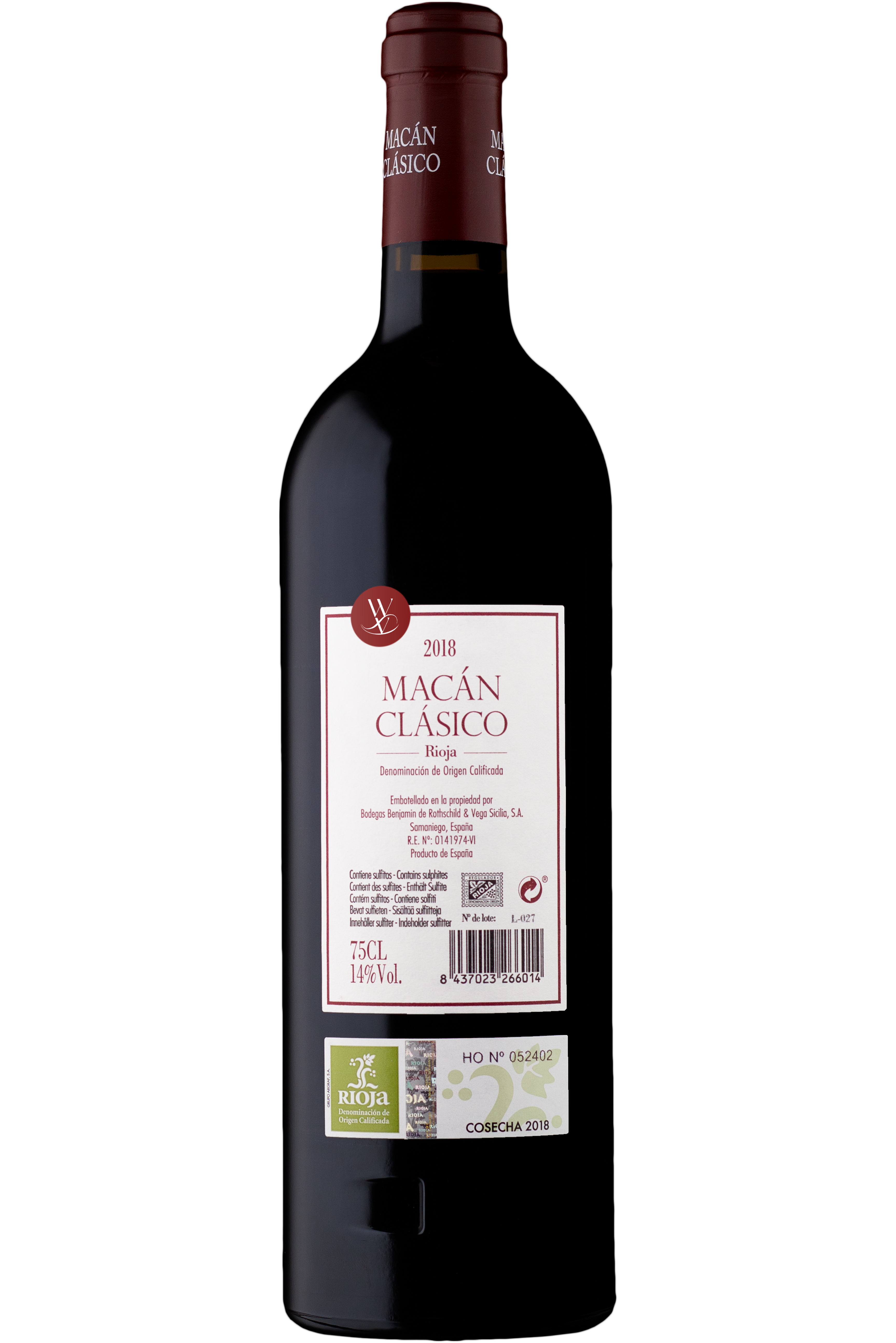 WineVins Macán Clásico Tinto 2018 2