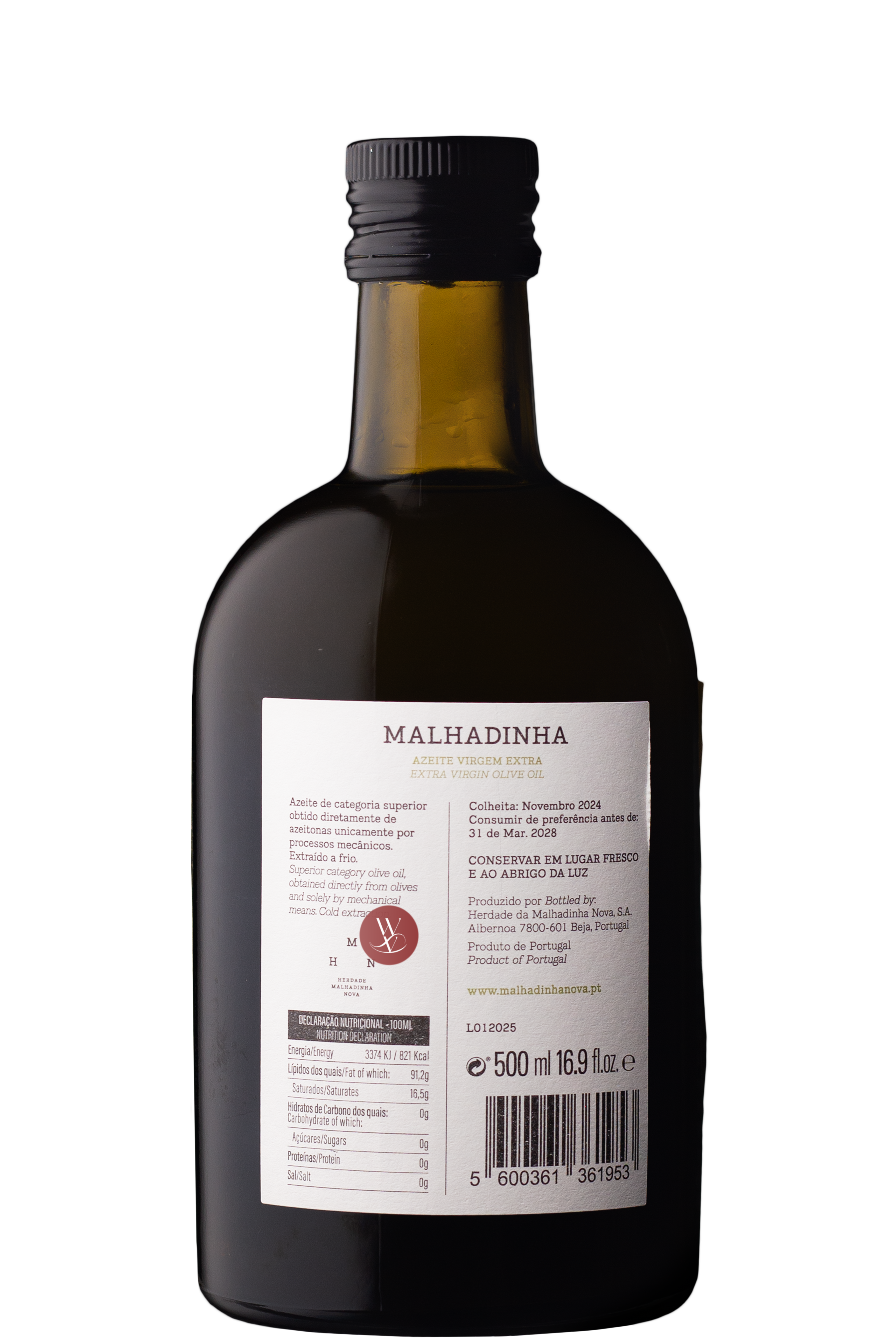 WineVins Malhadinha Azeite Virgem Extra Bio 2