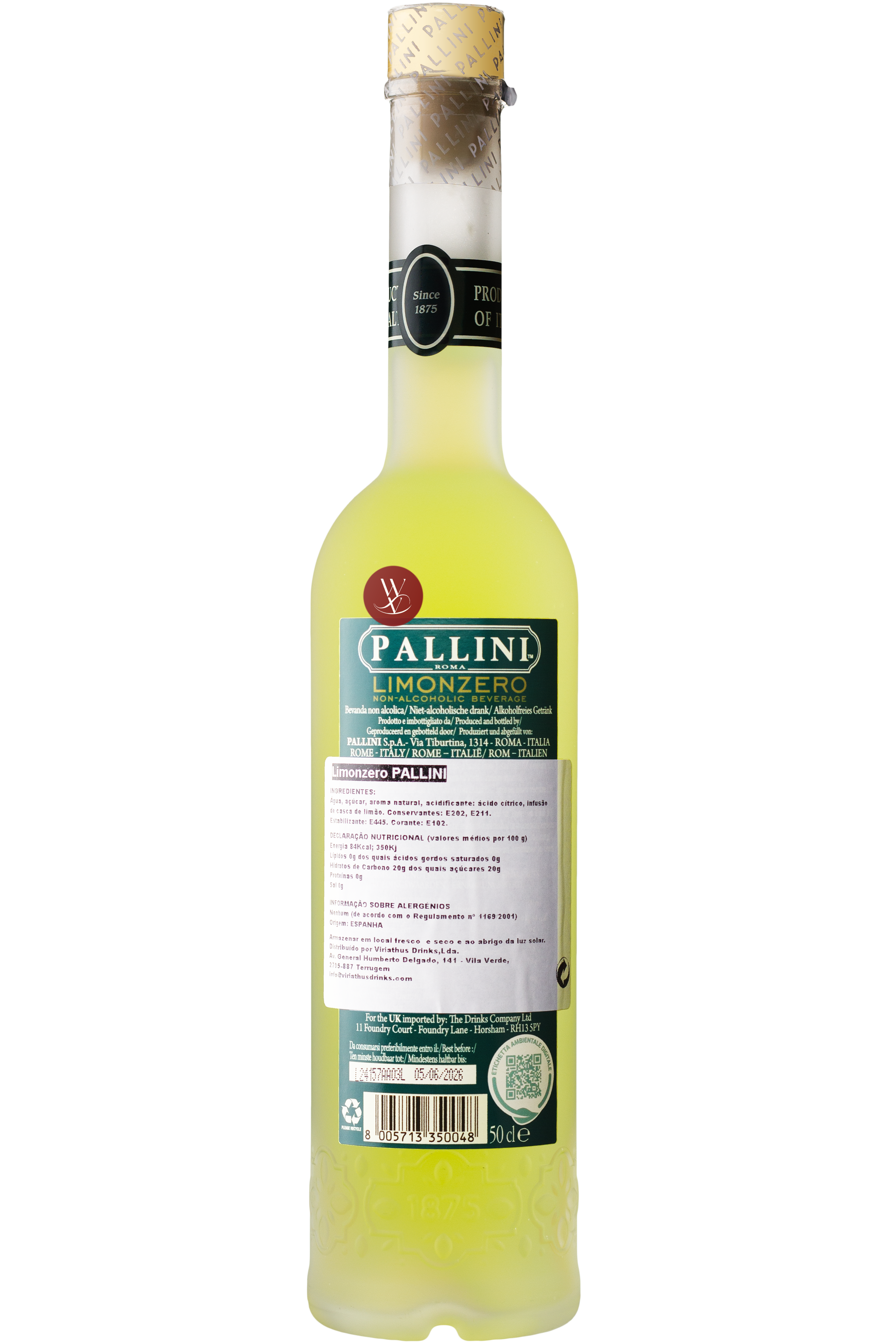 Pallini Limonzero 0,0 %