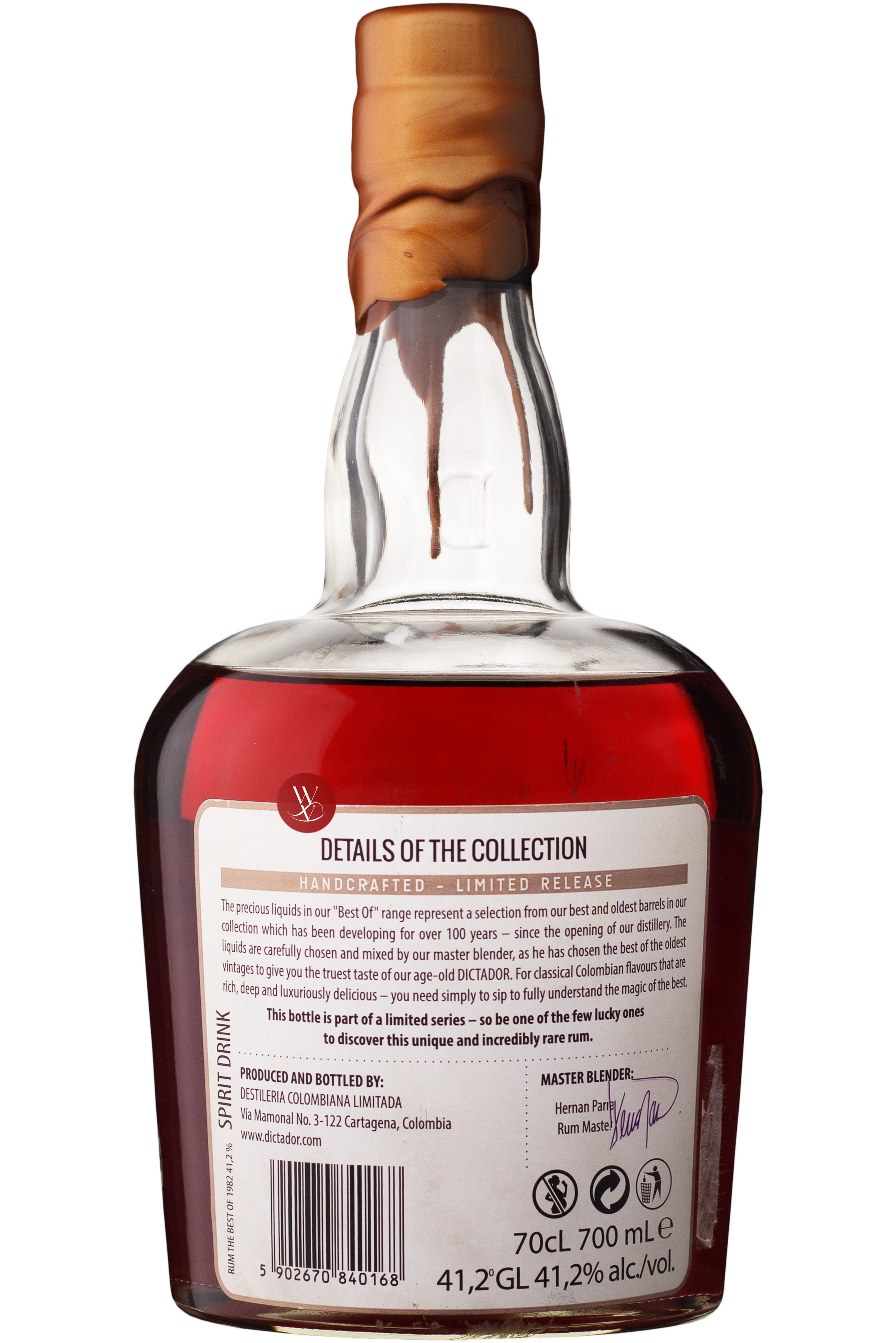 WineVins Rum Dictador Best of 1982 2
