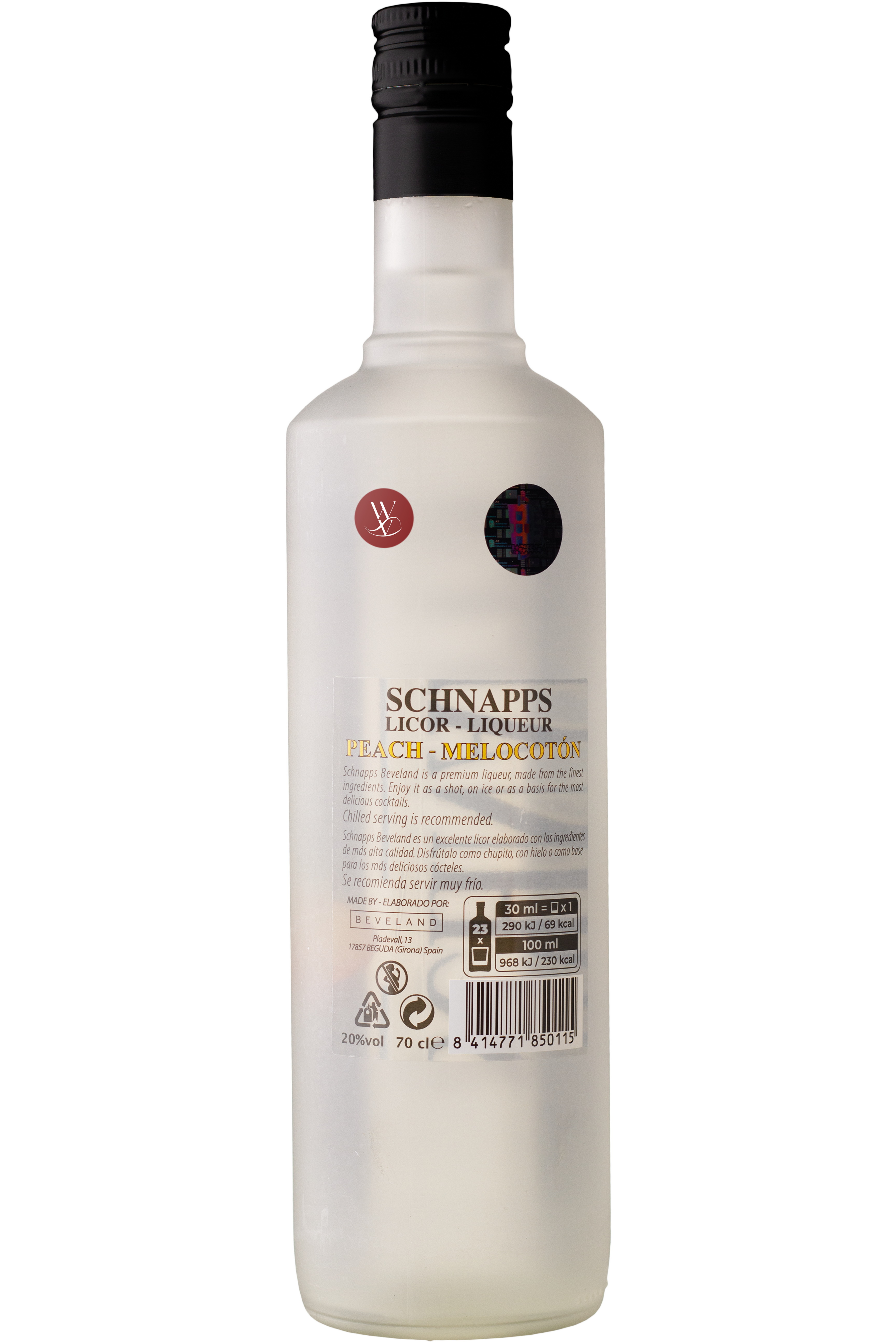 WineVins Schnapps Beveland Pessego 2
