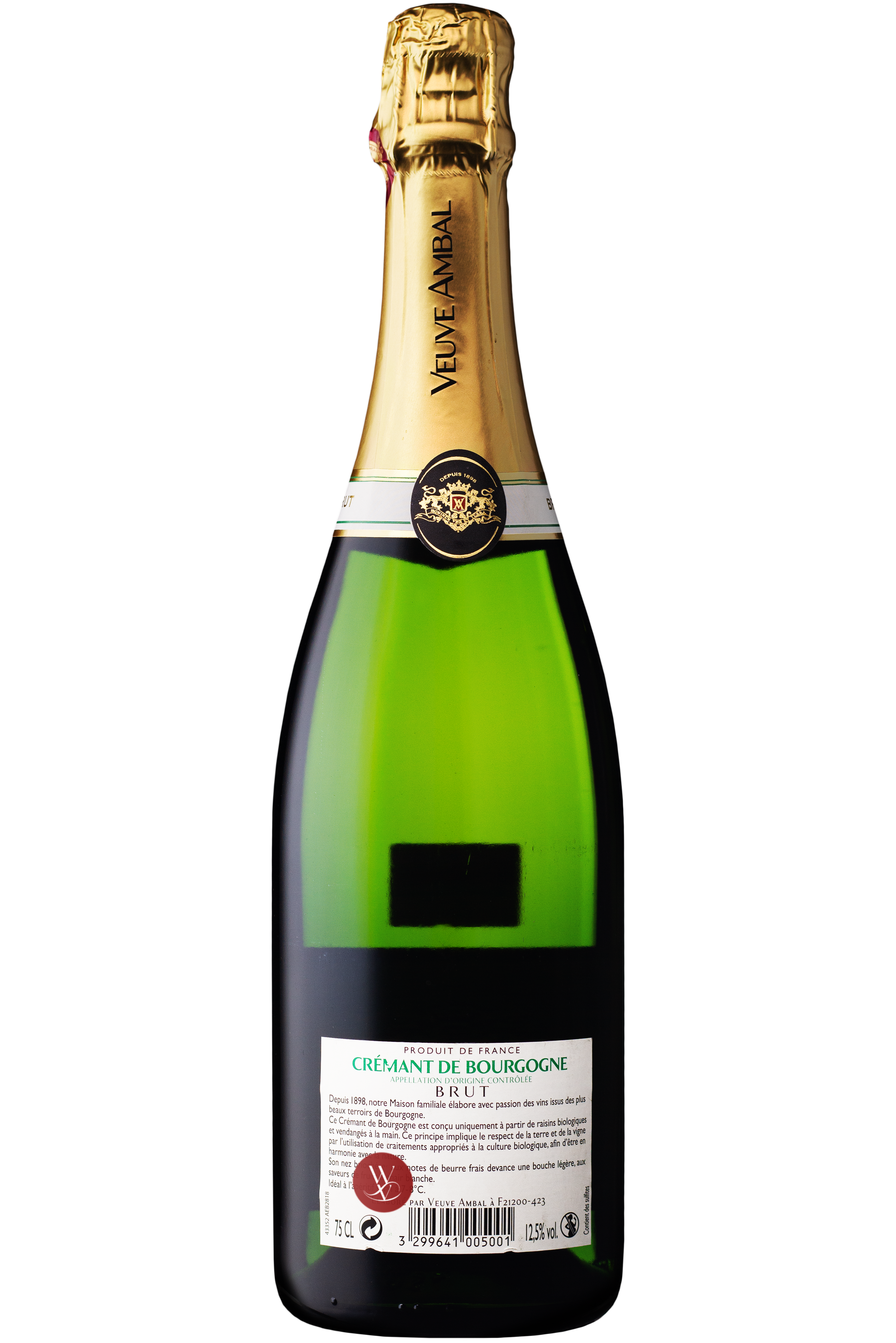 WineVins Veuve Ambal Cremant de Bourgogne Biologic Branco 2