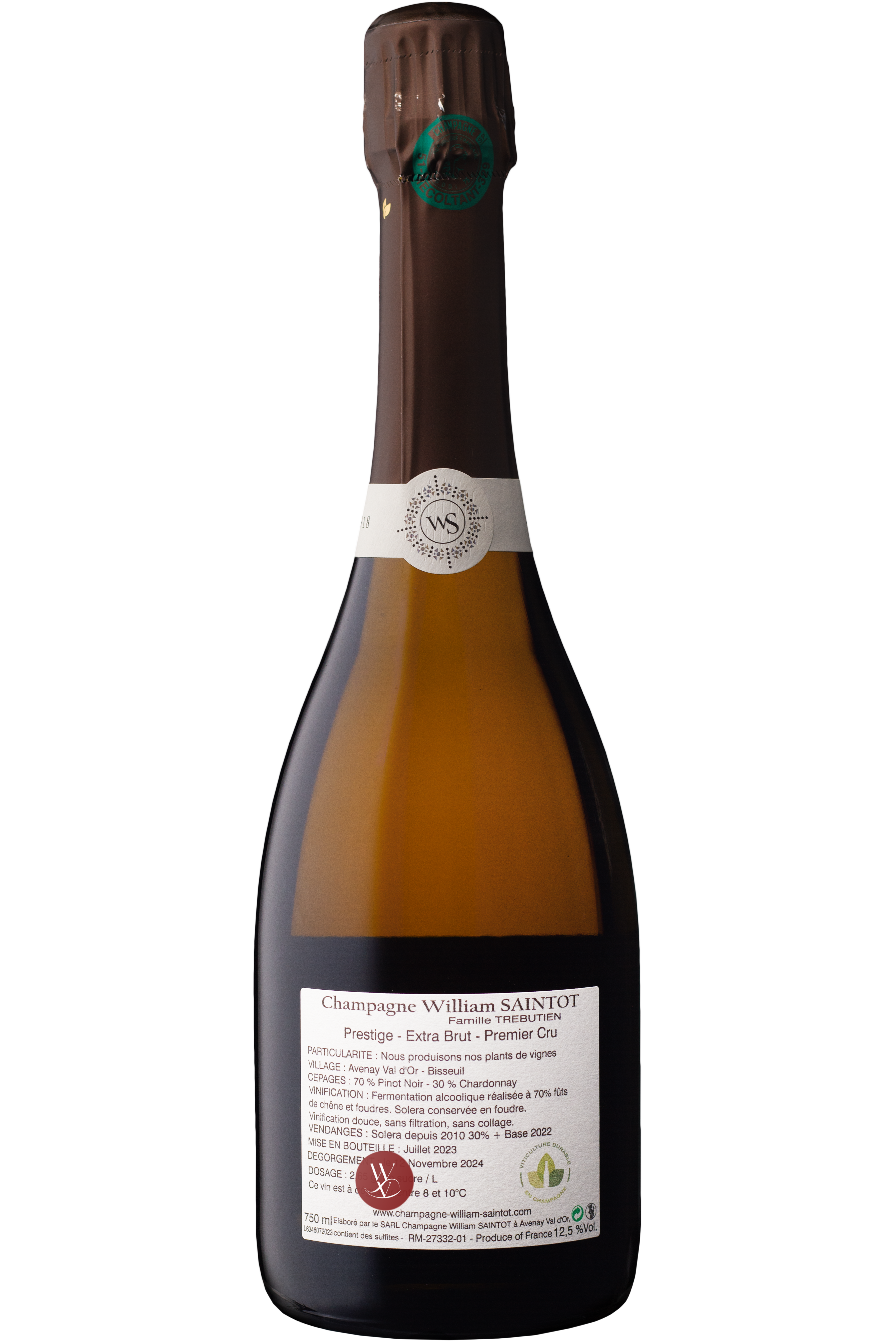 WineVins William Saintot Prestige 1er Cru Extra Brut 2