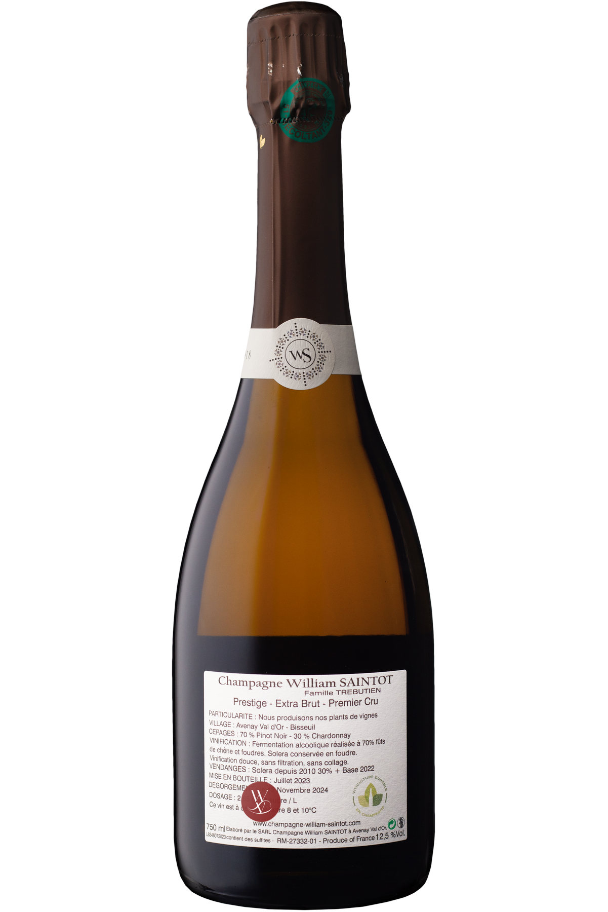 WineVins William Saintot Prestige 1er Cru Extra Brut 2