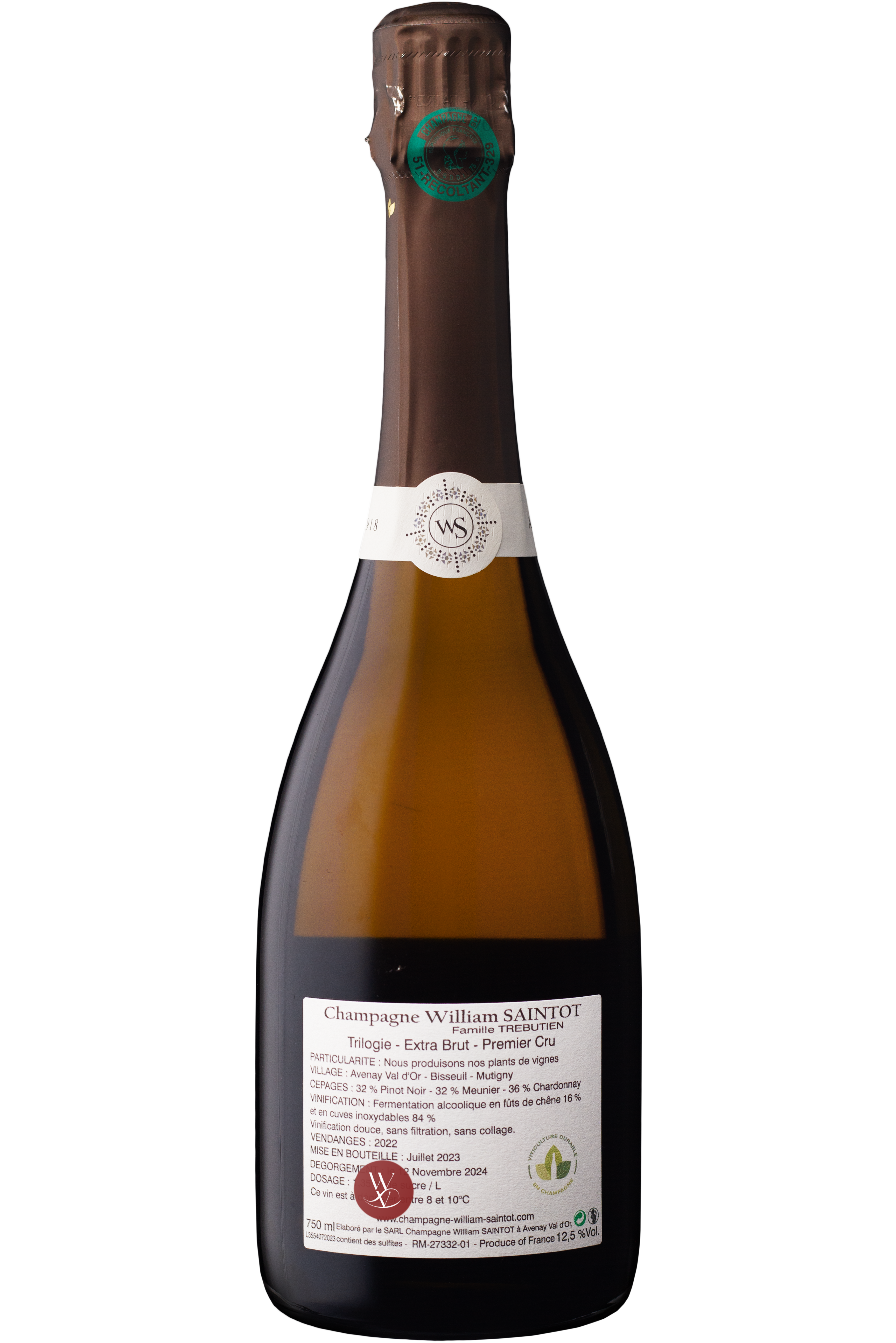 WineVins William Saintot Trilogie 1er Cru Extra Brut 2