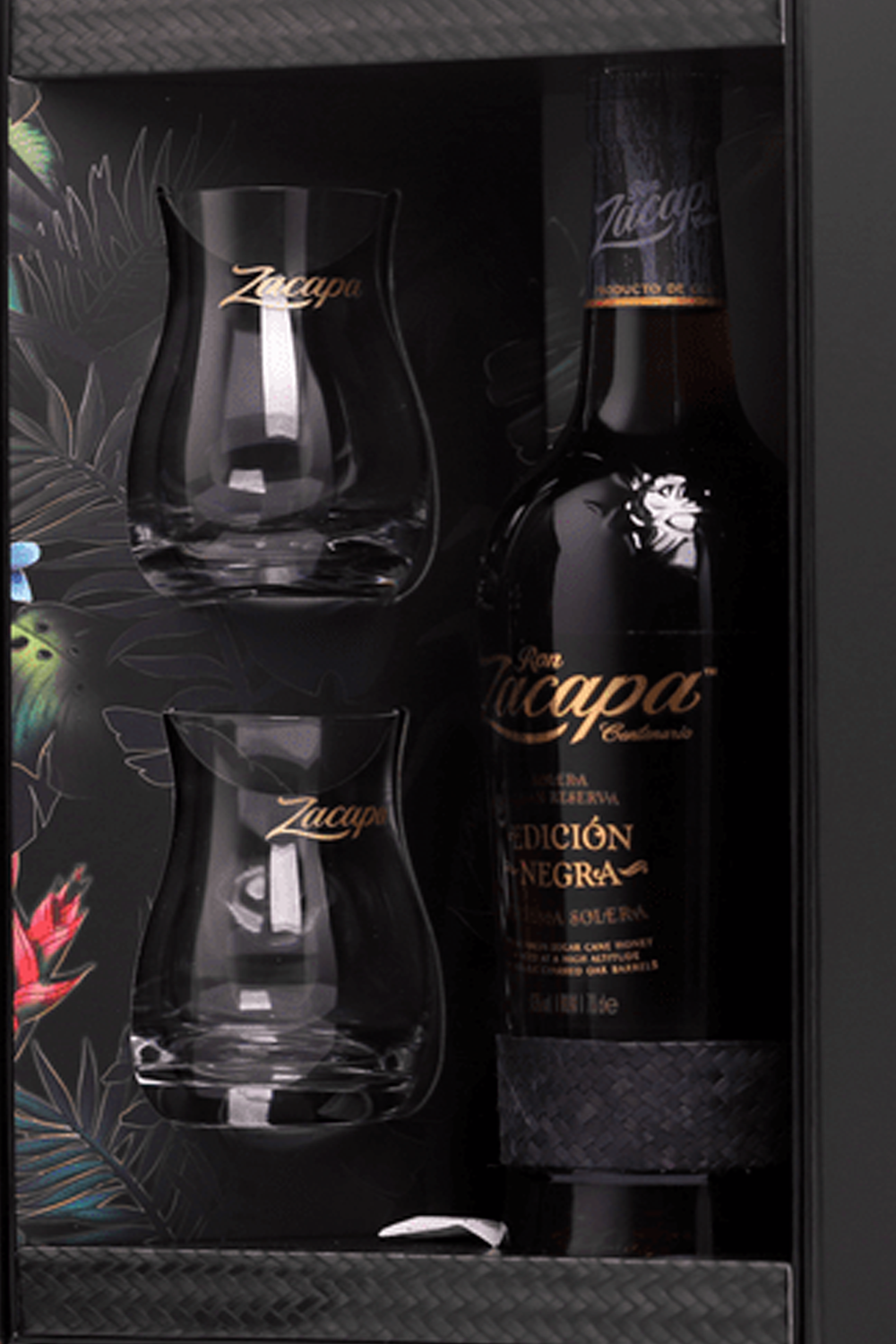 WineVins Zacapa Edicion Negra + 2 copos