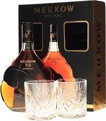 Wine Vins Meukow VS + 2 Copos Cognac