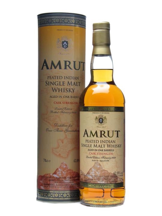 Wine Vins Amrut Single Malt Whisky Cask Strength