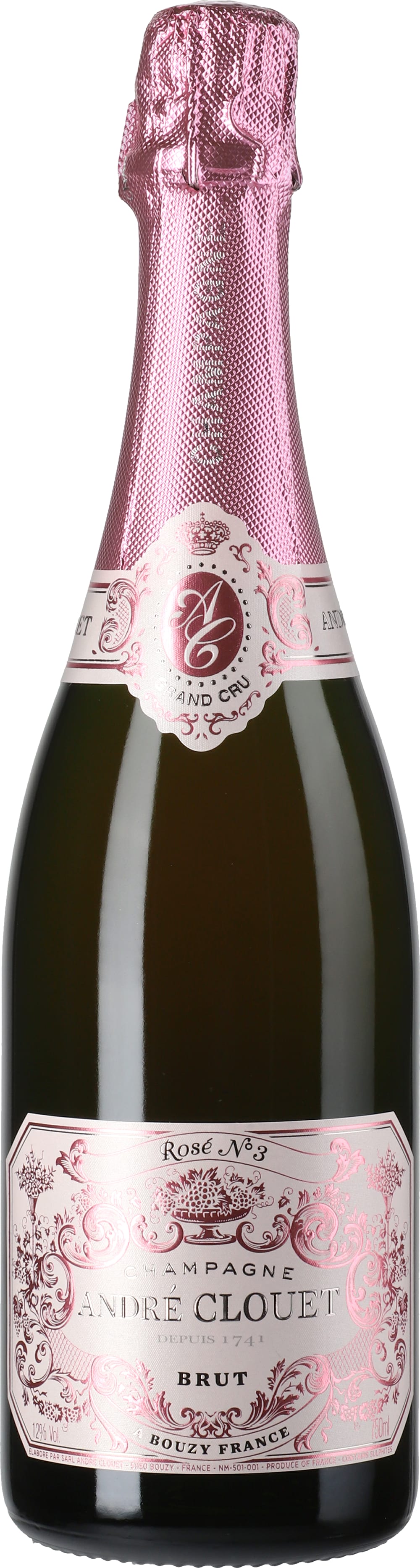 Wine Vins Andre Clouet Champagne Nº 3 Rosé