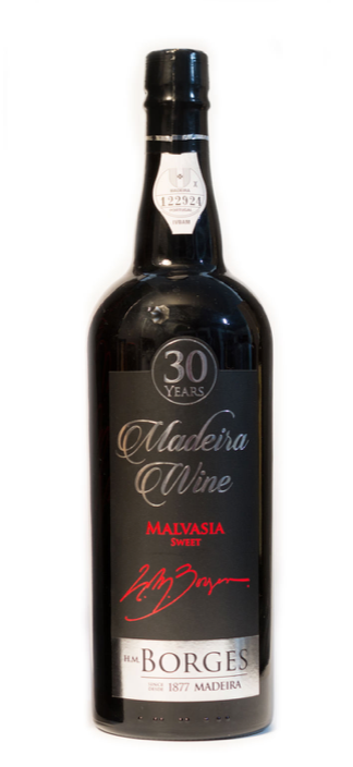 Wine Vins H M Borges Madeira Malvasia 30 Anos