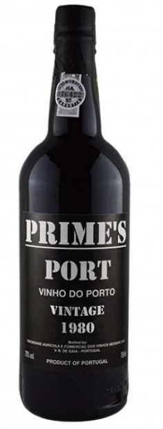Wine Vins Prime's Porto 1980