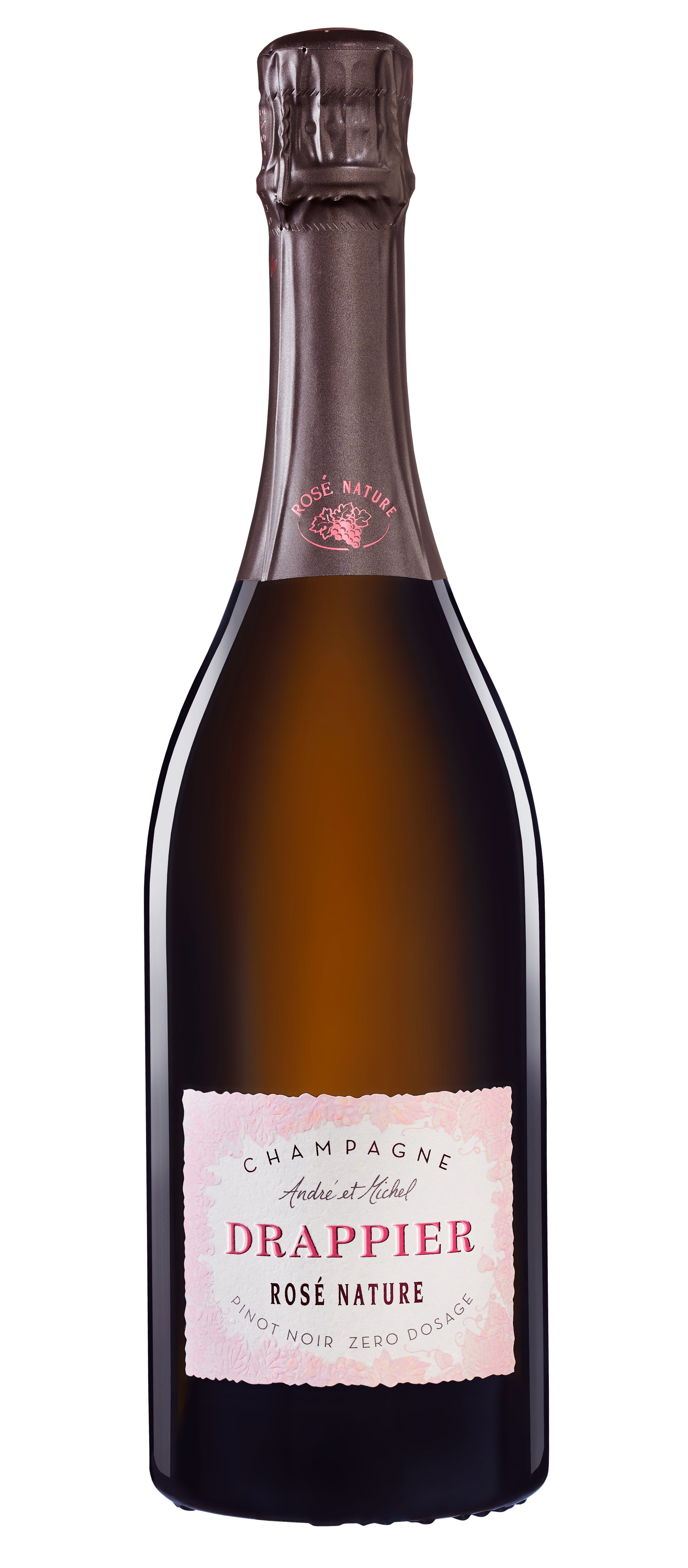 Wine Vins Drappier Champagne Rose Brut Nature